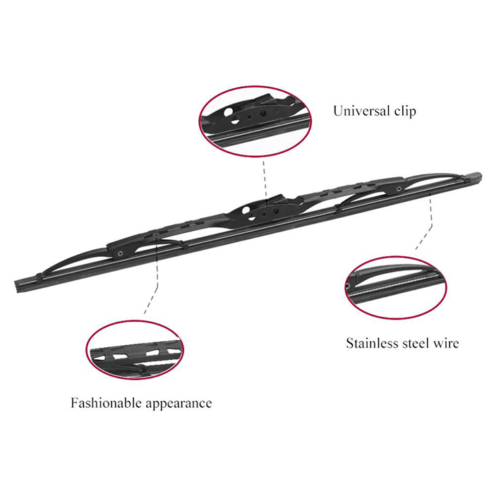 JJ New Product Conventional Clear Car Wiper Blade, Traditional wiper blade