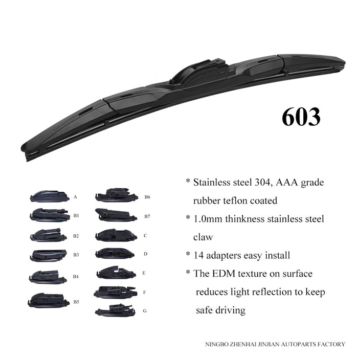 JJ Multi Cars Opportunus novum consilium hybrid car wiper blade